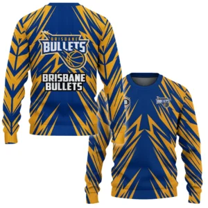Brisbane Bullets Sweatshirt NBL 2025 For Fan Brisbane Bullets HVN1135BB071625SW