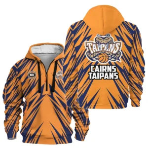 Cairns Taipans Hoodie Half Zipper NBL 2025 For Fan Cairns Taipans HVN1135CT071625HODZ