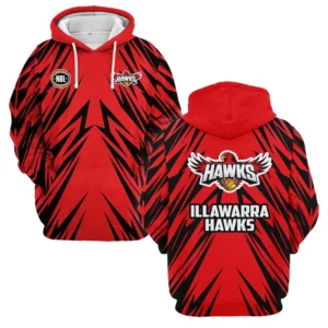 Illawarra Hawks Hoodie NBL 2025 For Fan Illawarra Hawks HVN1135IH071625HOD