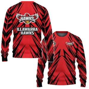 Illawarra Hawks Sweatshirt NBL 2025 For Fan Illawarra Hawks HVN1135IH071625SW