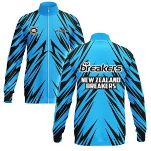 New Zealand Breakers Stand Collar Jacket NBL 2025 For Fan New Zealand Breakers HVN1135NB071625SCJ