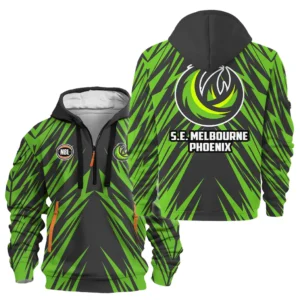 S.E. Melbourne Phoenix Hoodie Half Zipper NBL 2025 For Fan S.E. Melbourne Phoenix HVN1135SP071625HODZ