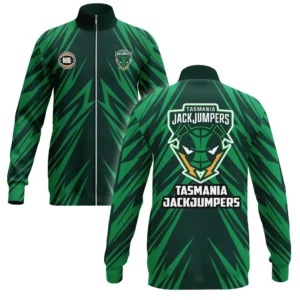 Tasmania JackJumpers Stand Collar Jacket NBL 2025 For Fan Tasmania JackJumpers HVN1135TJ071625SCJ