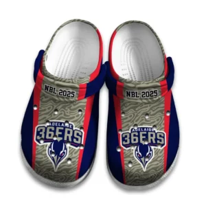 Adelaide 36ers Crocs NBL 2025 For Fan Adelaide 36ers HVN1136AD071825CRO