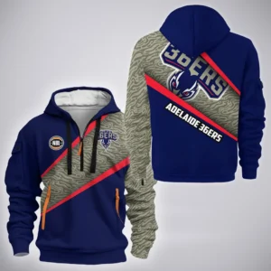 Adelaide 36ers Hoodie Half Zipper NBL 2025 For Fan Adelaide 36ers HVN1136AD071825HODZ