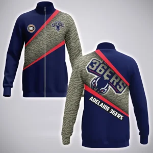 Adelaide 36ers Stand Collar Jacket NBL 2025 For Fan Adelaide 36ers HVN1136AD071825SCJ