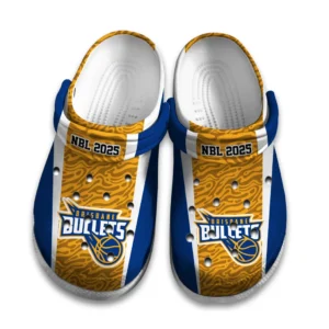Brisbane Bullets Crocs NBL 2025 For Fan Brisbane Bullets HVN1136BB071825CRO