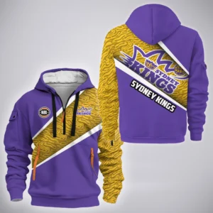 Sydney Kings Hoodie Half Zipper NBL 2025 For Fan Sydney Kings HVN1136SK071825HODZ