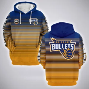 Brisbane Bullets Hoodie  NBL Australia 2025 For Fan Brisbane Bullets HVN1137BB071825HOD