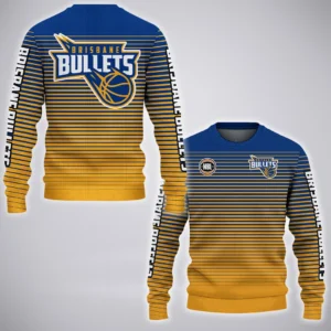 Brisbane Bullets Sweatshirt  NBL Australia 2025 For Fan Brisbane Bullets HVN1137BB071825SW