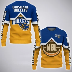 Brisbane Bullets Sweatshirt  NBL Australia 2025 For Fan Brisbane Bullets HVN1138BB071825SW