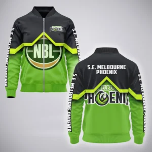S.E. Melbourne Phoenix Bomber Jacket  NBL Australia 2025 For Fan S.E. Melbourne Phoenix HVN1138SP071825BOB