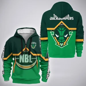 Tasmania JackJumpers Hoodie Half Zipper  NBL Australia 2025 For Fan Tasmania JackJumpers HVN1138TJ071825HODZ