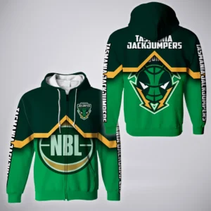 Tasmania JackJumpers Zipper Hoodie  NBL Australia 2025 For Fan Tasmania JackJumpers HVN1138TJ071825ZHD