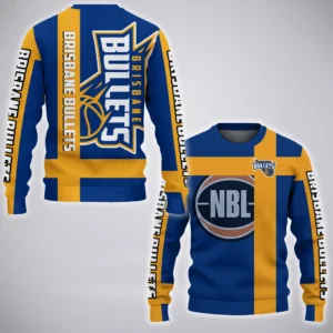 Brisbane Bullets Sweatshirt  NBL Australia 2025 For Fan Brisbane Bullets HVN1139BB071825SW