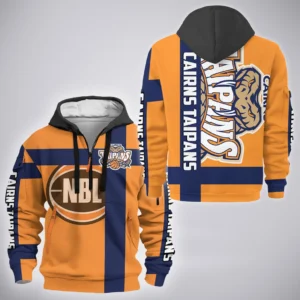 Cairns Taipans Hoodie Half Zipper  NBL Australia 2025 For Fan Cairns Taipans HVN1139CT071825HODZ