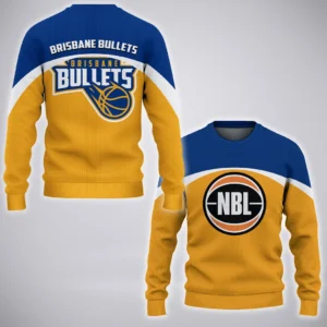 Brisbane Bullets Sweatshirt  NBL Australia 2025 For Fan Brisbane Bullets HVN1140BB071825SW