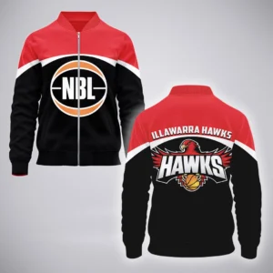 Illawarra Hawks Bomber Jacket  NBL Australia 2025 For Fan Illawarra Hawks HVN1140IH071825BOB