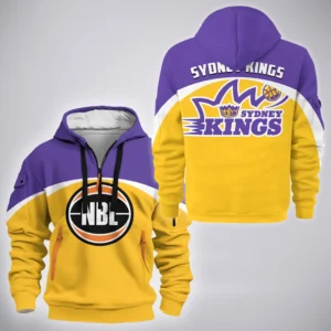 Sydney Kings Hoodie Half Zipper  NBL Australia 2025 For Fan Sydney Kings HVN1140SK071825HODZ