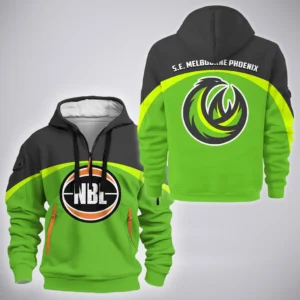 S.E. Melbourne Phoenix Hoodie Half Zipper  NBL Australia 2025 For Fan S.E. Melbourne Phoenix HVN1140SP071825HODZ