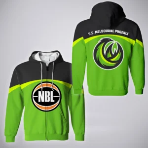 S.E. Melbourne Phoenix Zipper Hoodie  NBL Australia 2025 For Fan S.E. Melbourne Phoenix HVN1140SP071825ZHD
