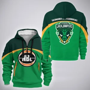 Tasmania JackJumpers Hoodie Half Zipper  NBL Australia 2025 For Fan Tasmania JackJumpers HVN1140TJ071825HODZ