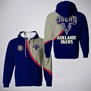 Adelaide 36ers Zipper Hoodie  NBL Australia 2025 For Fan Adelaide 36ers HVN1141AD071825ZHD