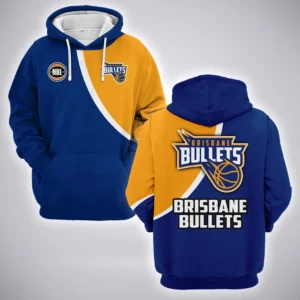 Brisbane Bullets Hoodie  NBL Australia 2025 For Fan Brisbane Bullets HVN1141BB071825HOD