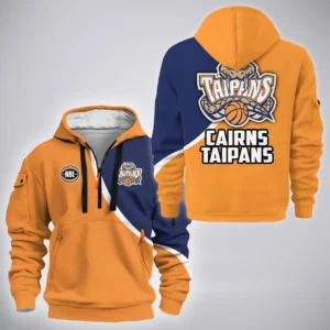 Cairns Taipans Hoodie Half Zipper  NBL Australia 2025 For Fan Cairns Taipans HVN1141CT071825HODZ