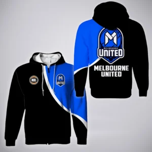 Melbourne United Zipper Hoodie  NBL Australia 2025 For Fan Melbourne United HVN1141MU071825ZHD