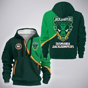 Tasmania JackJumpers Hoodie Half Zipper  NBL Australia 2025 For Fan Tasmania JackJumpers HVN1141TJ071825HODZ