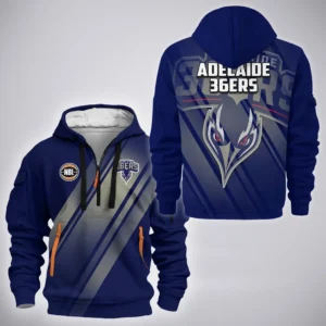 Adelaide 36ers Hoodie Half Zipper  NBL Australia 2025 For Fan Adelaide 36ers HVN1142AD071825HODZ