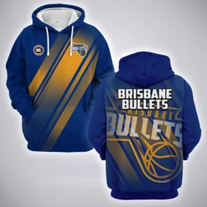 Brisbane Bullets Hoodie  NBL Australia 2025 For Fan Brisbane Bullets HVN1142BB071825HOD