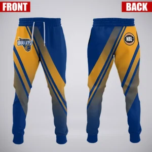 Brisbane Bullets Sweatpants  NBL Australia 2025 For Fan Brisbane Bullets HVN1142BB071825SP
