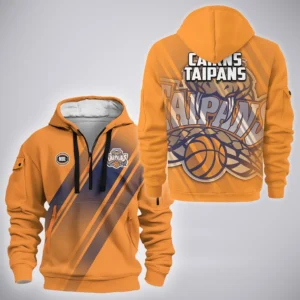 Cairns Taipans Hoodie Half Zipper  NBL Australia 2025 For Fan Cairns Taipans HVN1142CT071825HODZ