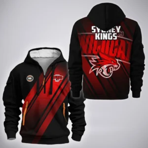 Perth Wildcats Hoodie Half Zipper  NBL Australia 2025 For Fan Perth Wildcats HVN1142PW071825HODZ