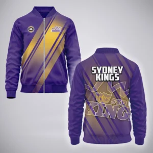 Sydney Kings Bomber Jacket  NBL Australia 2025 For Fan Sydney Kings HVN1142SK071825BOB