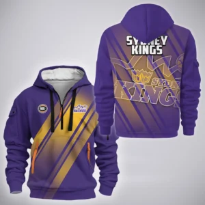 Sydney Kings Hoodie Half Zipper  NBL Australia 2025 For Fan Sydney Kings HVN1142SK071825HODZ