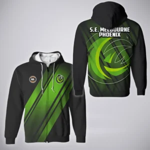 S.E. Melbourne Phoenix Zipper Hoodie  NBL Australia 2025 For Fan S.E. Melbourne Phoenix HVN1142SP071825ZHD