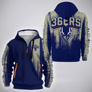 Adelaide 36ers Hoodie Half Zipper  NBL Australia 2025 For Fan Adelaide 36ers HVN1143AD071925HODZ