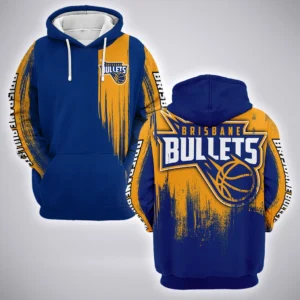 Brisbane Bullets Hoodie  NBL Australia 2025 For Fan Brisbane Bullets HVN1143BB071925HOD