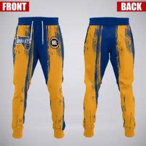 Brisbane Bullets Sweatpants  NBL Australia 2025 For Fan Brisbane Bullets HVN1143BB071925SP