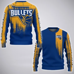 Brisbane Bullets Sweatshirt  NBL Australia 2025 For Fan Brisbane Bullets HVN1143BB071925SW