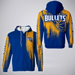 Brisbane Bullets Zipper Hoodie  NBL Australia 2025 For Fan Brisbane Bullets HVN1143BB071925ZHD