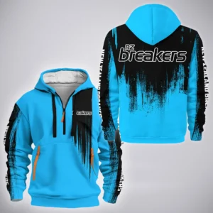 New Zealand Breakers Hoodie Half Zipper  NBL Australia 2025 For Fan New Zealand Breakers HVN1143NB071925HODZ