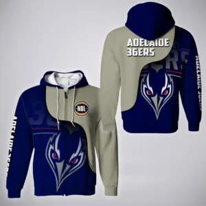 Adelaide 36ers Zipper Hoodie  NBL Australia 2025 For Fan Adelaide 36ers HVN1144AD071925ZHD