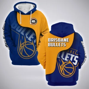 Brisbane Bullets Hoodie  NBL Australia 2025 For Fan Brisbane Bullets HVN1144BB071925HOD