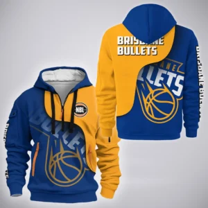 Brisbane Bullets Hoodie Half Zipper  NBL Australia 2025 For Fan Brisbane Bullets HVN1144BB071925HODZ