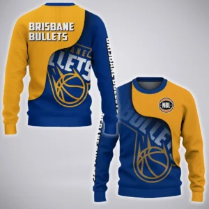 Brisbane Bullets Sweatshirt  NBL Australia 2025 For Fan Brisbane Bullets HVN1144BB071925SW