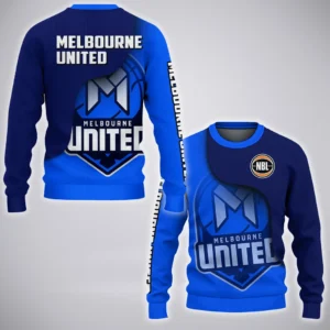 Melbourne United Sweatshirt  NBL Australia 2025 For Fan Melbourne United HVN1144MU071925SW